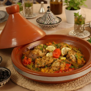 TAJINE DE POISSON BLANC FRAIS & LÉGUMES