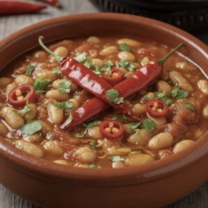 Tajine d’Haricots Blancs à la Marocaine