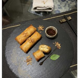 Briouate fondante au poulet et fromage 1,50 € la pièce